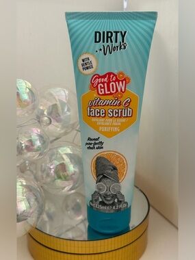 Dirty Works Vitamin C Face Scrub With Pumice “New”